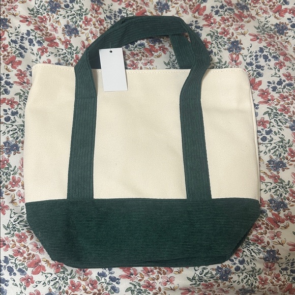 NWT Kendra Scott Limited Edition Velvet Corduroy Canvas Tote Bag - Picture 2 of 4